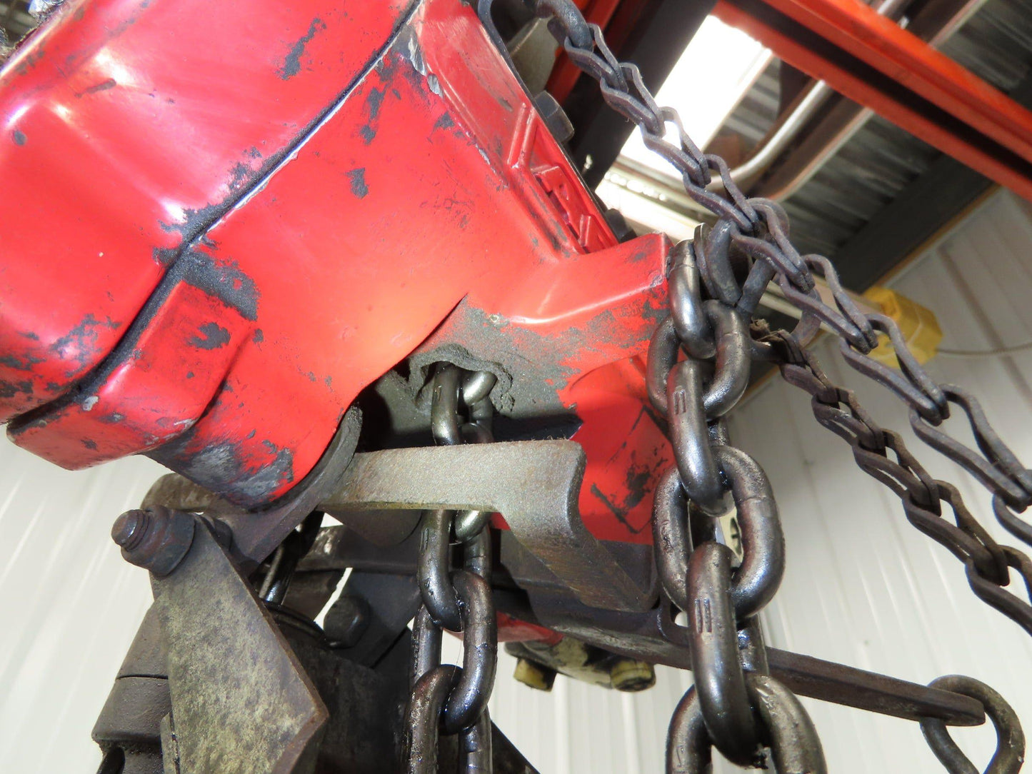 Aro R 1/4 Ton 500 LB Pneumatic Air Chain Hoist 7'10" Lift 7' Pull Chain