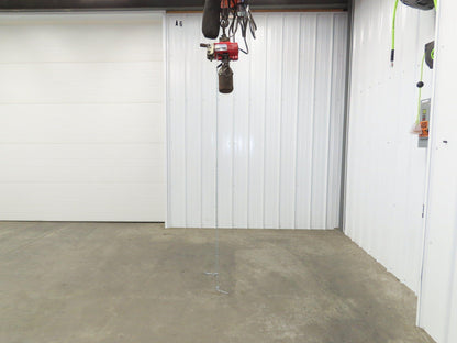 Aro R 1/4 Ton 500 LB Pneumatic Air Chain Hoist 7'10" Lift 7' Pull Chain