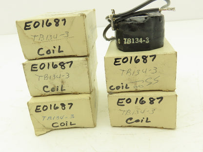 Sylvania TB134-3 230VDC Coil for Motor Starter Joslyn Clark Controls Lot of 5