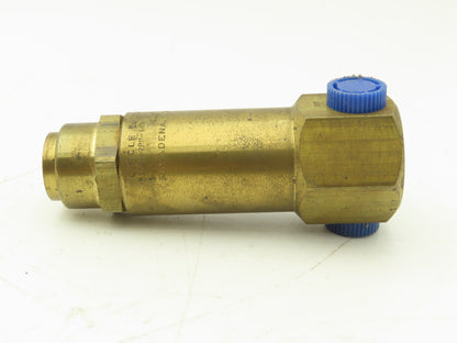 Circle Seal 5349B-2PP-1400 Safety Relief Valve 1400PSI 1/4" NPT Brass Adjustable