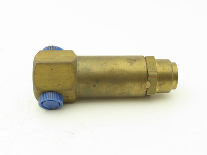 Circle Seal 5349B-2PP-1400 Safety Relief Valve 1400PSI 1/4" NPT Brass Adjustable