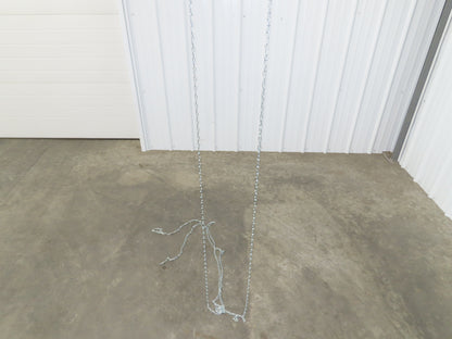 Aro R 1/4 Ton 500 LB Pneumatic Air Chain Hoist 12'4" Lift 12' Pull Chain