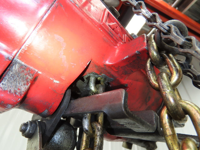 Aro R 1/4 Ton 500 LB Pneumatic Air Chain Hoist 12'4" Lift 12' Pull Chain