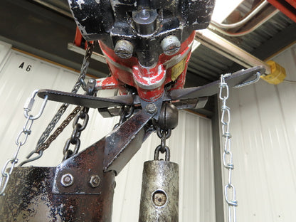 Aro 7750DT 1/2 Ton 1000 LB Pneumatic Air Chain Hoist 14'5" Lift 10' Pull Chain