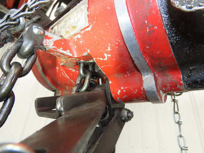 Aro 7750DT 1/2 Ton 1000 LB Pneumatic Air Chain Hoist 14'5" Lift 10' Pull Chain