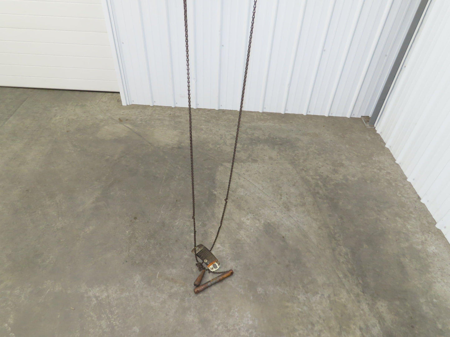 Aro 7700D 1/2 Ton 1000 LB Pneumatic Air Chain Hoist 14' Lift 7'8" Pull Chain