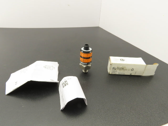 IFM PK6732 Adjustable Pressure Switch 0-1450 psi 10 bar 12/24VDC