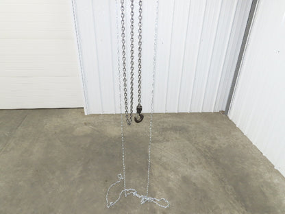 Aro R 1/4 Ton 500 LB Pneumatic Air Chain Hoist 10'6" Lift 10' Pull Chain