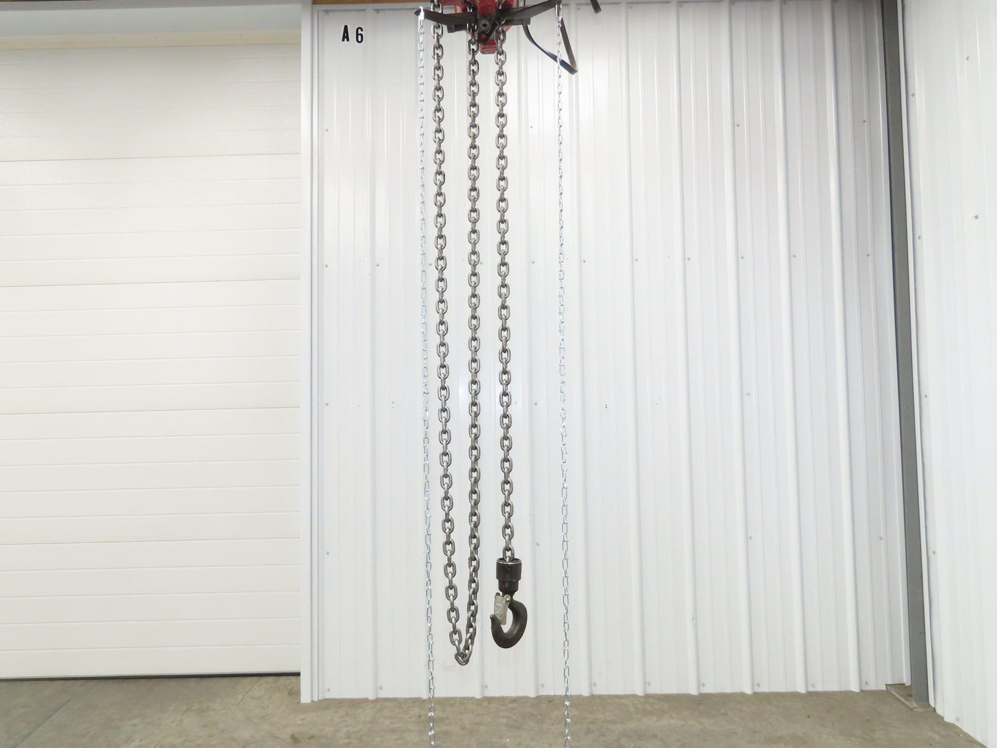 Aro R 1/4 Ton 500 LB Pneumatic Air Chain Hoist 10'6" Lift 10' Pull Chain