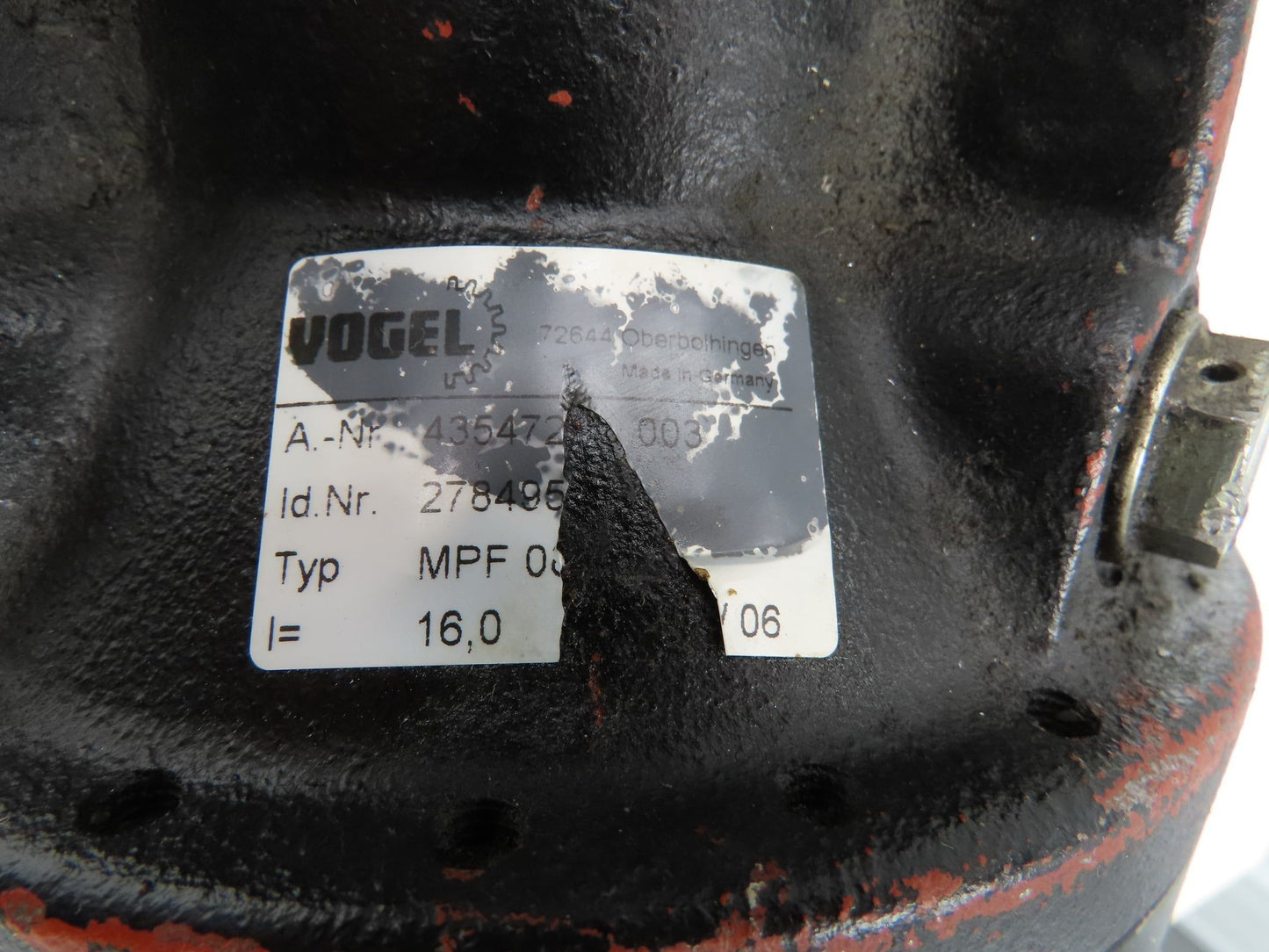 Vogel MPF 08 Inline Servo Gearhead 16:1 Gearbox Reducer