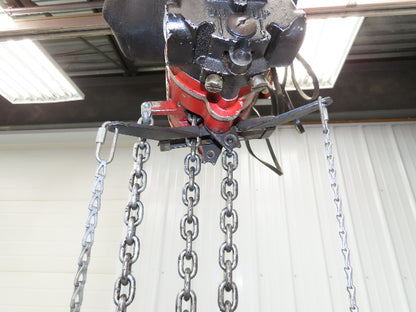 Aro 7700C 1/2 Ton 1000 LB Pneumatic Chain Hoist 10'4" Lift 4'6" Pull Chain