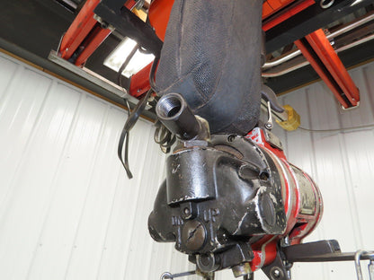 Aro 7700C 1/2 Ton 1000 LB Pneumatic Chain Hoist 10'4" Lift 4'6" Pull Chain