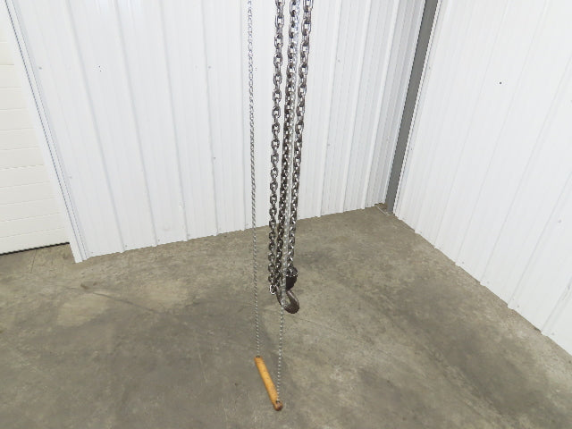 Aro 7700C 1/2 Ton 1000 LB Pneumatic Chain Hoist 10'4" Lift 4'6" Pull Chain