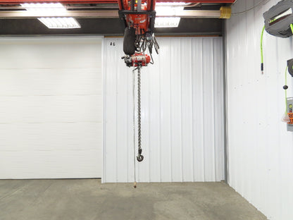 Aro 7700C 1/2 Ton 1000 LB Pneumatic Chain Hoist 10'4" Lift 4'6" Pull Chain