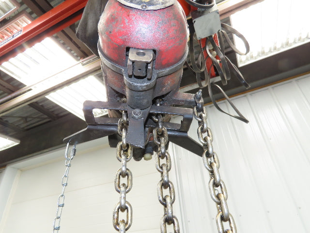 Aro Ingersoll Rand 1/4 Ton 500LB Pneumatic Air Chain Hoist 11'Lift 11'Pull Chain