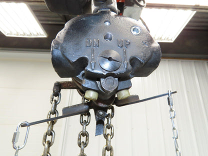 Aro Ingersoll Rand 1/4 Ton 500LB Pneumatic Air Chain Hoist 11'Lift 11'Pull Chain