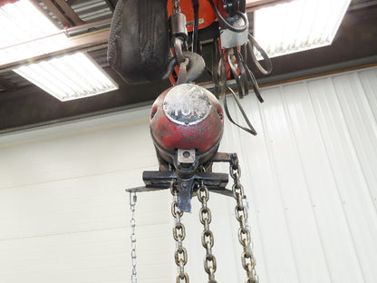 Aro Ingersoll Rand 1/4 Ton 500LB Pneumatic Air Chain Hoist 11'Lift 11'Pull Chain