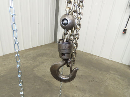 Aro Ingersoll Rand 1/4 Ton 500LB Pneumatic Air Chain Hoist 11'Lift 11'Pull Chain
