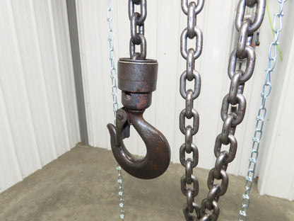 Aro R 1/4 Ton 500 LB Pneumatic Air Chain Hoist 8' Lift 8' Pull Chain