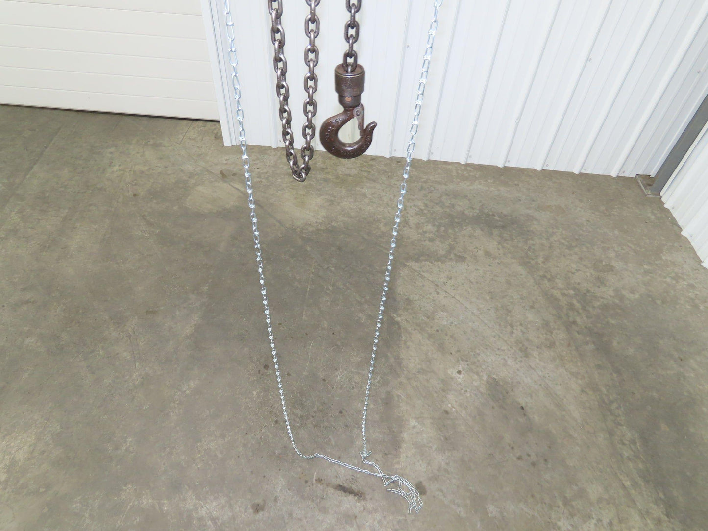 Aro R 1/4 Ton 500 LB Pneumatic Air Chain Hoist 8' Lift 8' Pull Chain