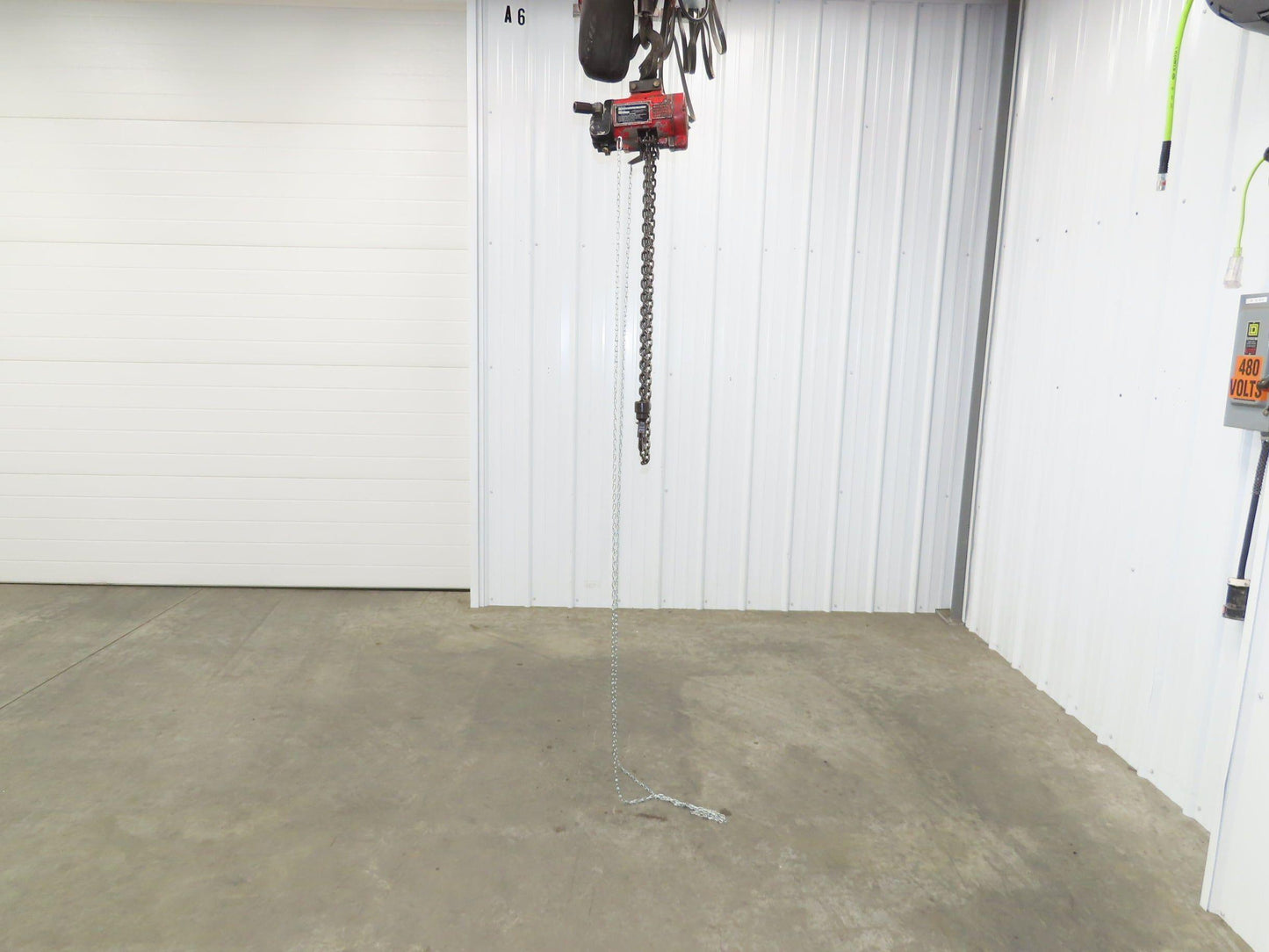 Aro R 1/4 Ton 500 LB Pneumatic Air Chain Hoist 8' Lift 8' Pull Chain