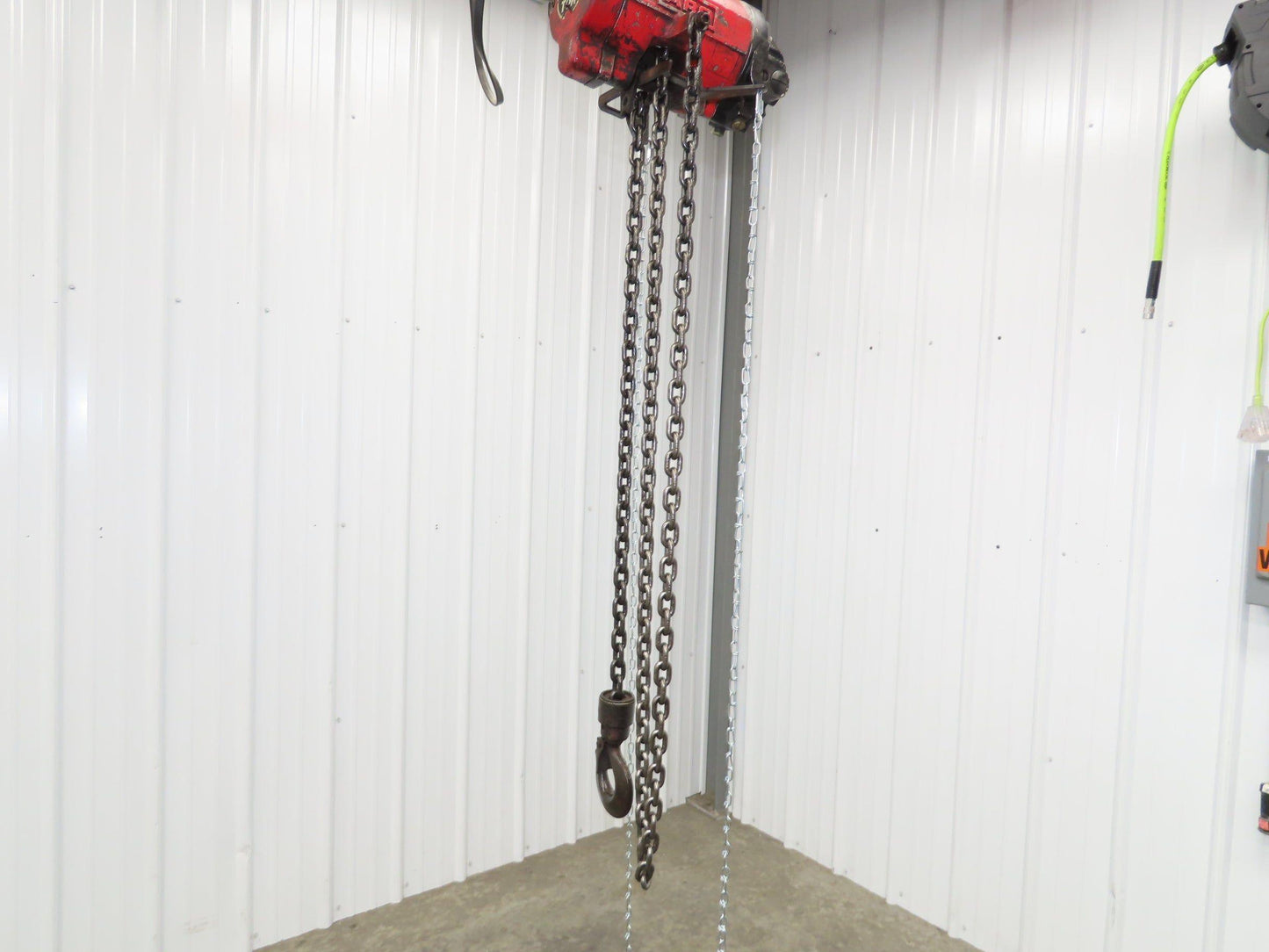 Aro R 1/4 Ton 500 LB Pneumatic Air Chain Hoist 8' Lift 8' Pull Chain