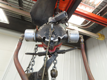 Aro 7718CT 1/4 Ton 500 LB Pneumatic Air Chain Hoist 11' Lift 6' Pendant