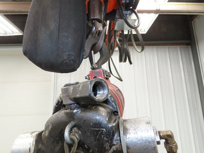 Aro 7718CT 1/4 Ton 500 LB Pneumatic Air Chain Hoist 11' Lift 6' Pendant