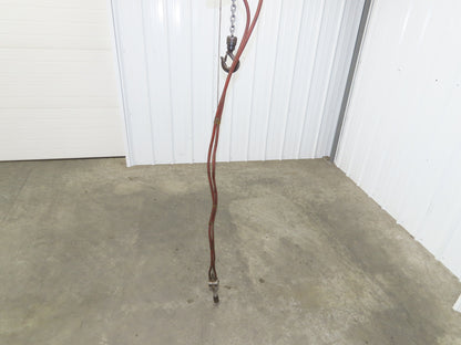 Aro 7718CT 1/4 Ton 500 LB Pneumatic Air Chain Hoist 11' Lift 6' Pendant