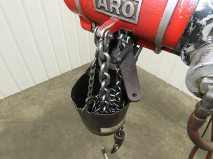 Aro 7718CT 1/4 Ton 500 LB Pneumatic Air Chain Hoist 11' Lift 6' Pendant
