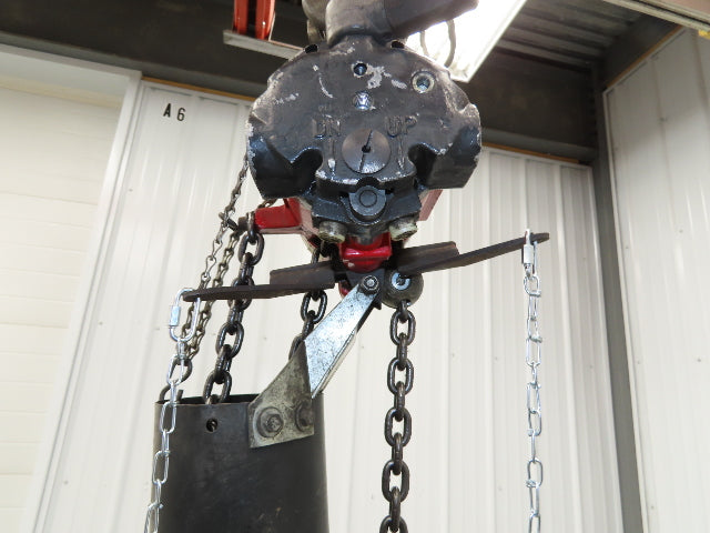 Ingersoll Aro 1/4 Ton 500Lb Pneumatic Air Chain Hoist 12'10" Lift 12' Pull Chain