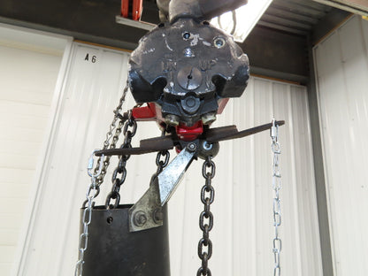 Ingersoll Aro 1/4 Ton 500Lb Pneumatic Air Chain Hoist 12'10" Lift 12' Pull Chain
