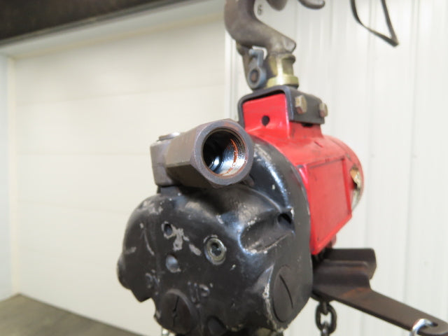 Ingersoll Aro 1/4 Ton 500Lb Pneumatic Air Chain Hoist 12'10" Lift 12' Pull Chain