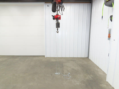 Ingersoll Aro 1/4 Ton 500Lb Pneumatic Air Chain Hoist 12'10" Lift 12' Pull Chain