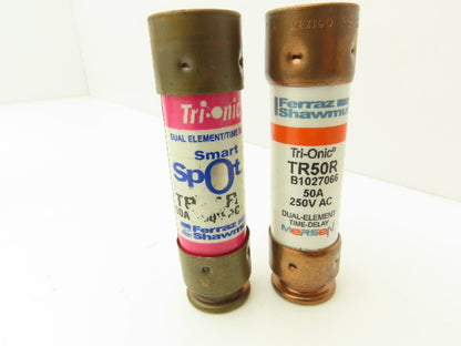 Ferraz Shawmut TR50R Trionic Dual Element Time Delay Fuse 50A 250VAC Lot of 13