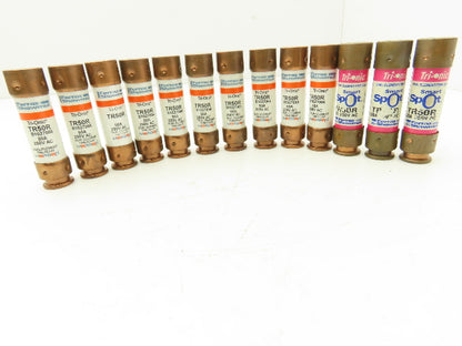 Ferraz Shawmut TR50R Trionic Dual Element Time Delay Fuse 50A 250VAC Lot of 13