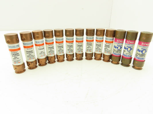 Ferraz Shawmut TR50R Trionic Dual Element Time Delay Fuse 50A 250VAC Lot of 13