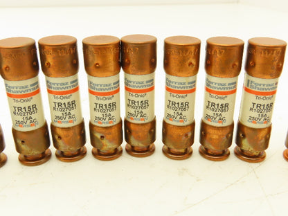 Various Mfr Dual Element Time Delay Fuse 15A 20A 250VAC Class RK5 Mixed Lot of 16