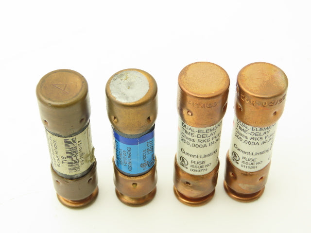 Various Mfr Dual Element Time Delay Fuse 15A 20A 250VAC Class RK5 Mixed Lot of 16