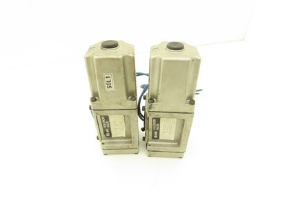 SMC VS 4124 Pneumatic Solenoid Valve AC 100/110V  Lot of 2