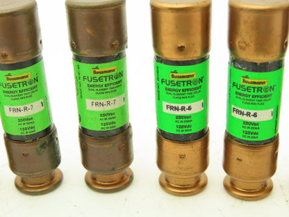 Various Mfr Dual Element Time Delay Fuse 6-10A 250VAC Class RK5 Mixed Lot of 18