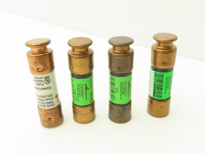 Various Mfr Dual Element Time Delay Fuse 6-10A 250VAC Class RK5 Mixed Lot of 18