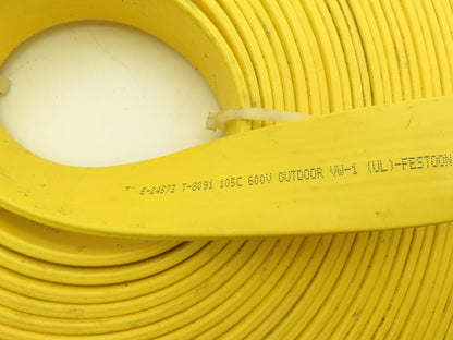 Festoon Cable Outdoor E-24573 Multi-Conductor Flat Cable 12 Wire 16AWG 600V 78'