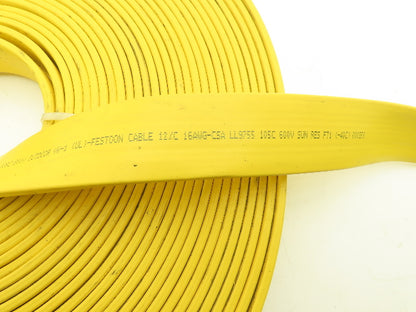 Festoon Cable Outdoor E-24573 Multi-Conductor Flat Cable 12 Wire 16AWG 600V 78'