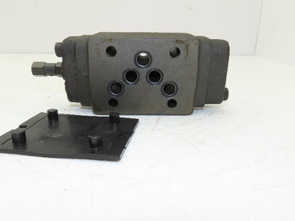 Nachi OCY-G03-B-X-J51 Hydraulic Modular Flow Regulator with Check Valve