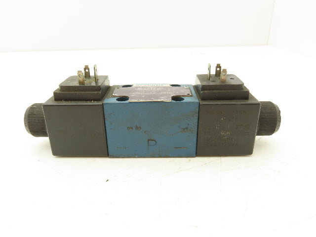 Rexroth 4WE6J60/EW110N9K4 Hydraulic Directional Valve Dual  Solenoid 110V