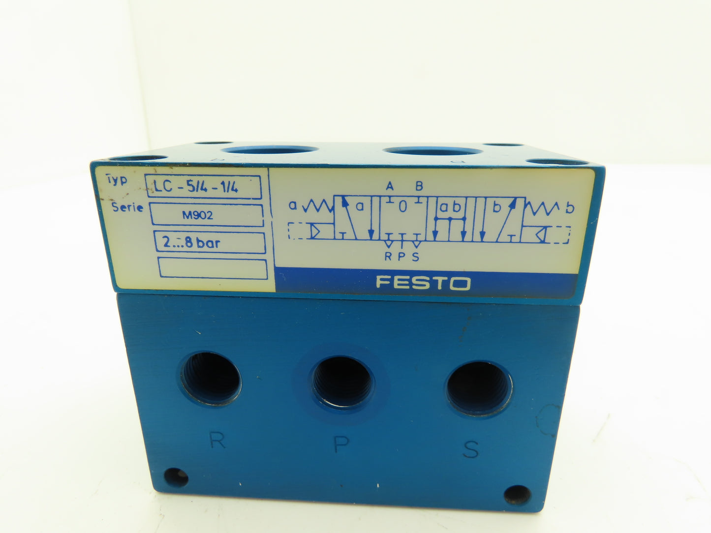 Festo M502 LC-5/4-1/4 Pneumatic Valve Body Block 116psi