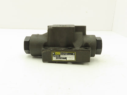 Parker D61VW012B4NYCF5 Pilot Operated Hydraulic Solenoid Valve 3000/1500 PSI