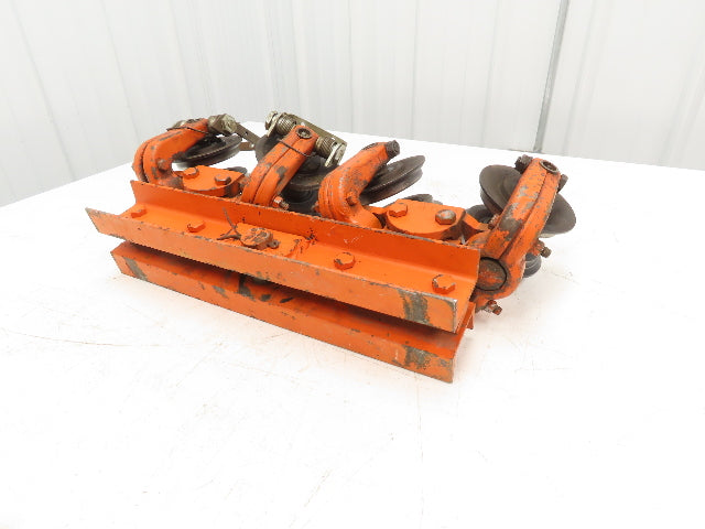 Twin City Monorail Bridge Crane End Truck Trolley 4" Wheels W-164-F