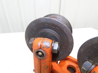 Twin City Monorail Bridge Crane End Truck Trolley 4" Wheels W-164-F